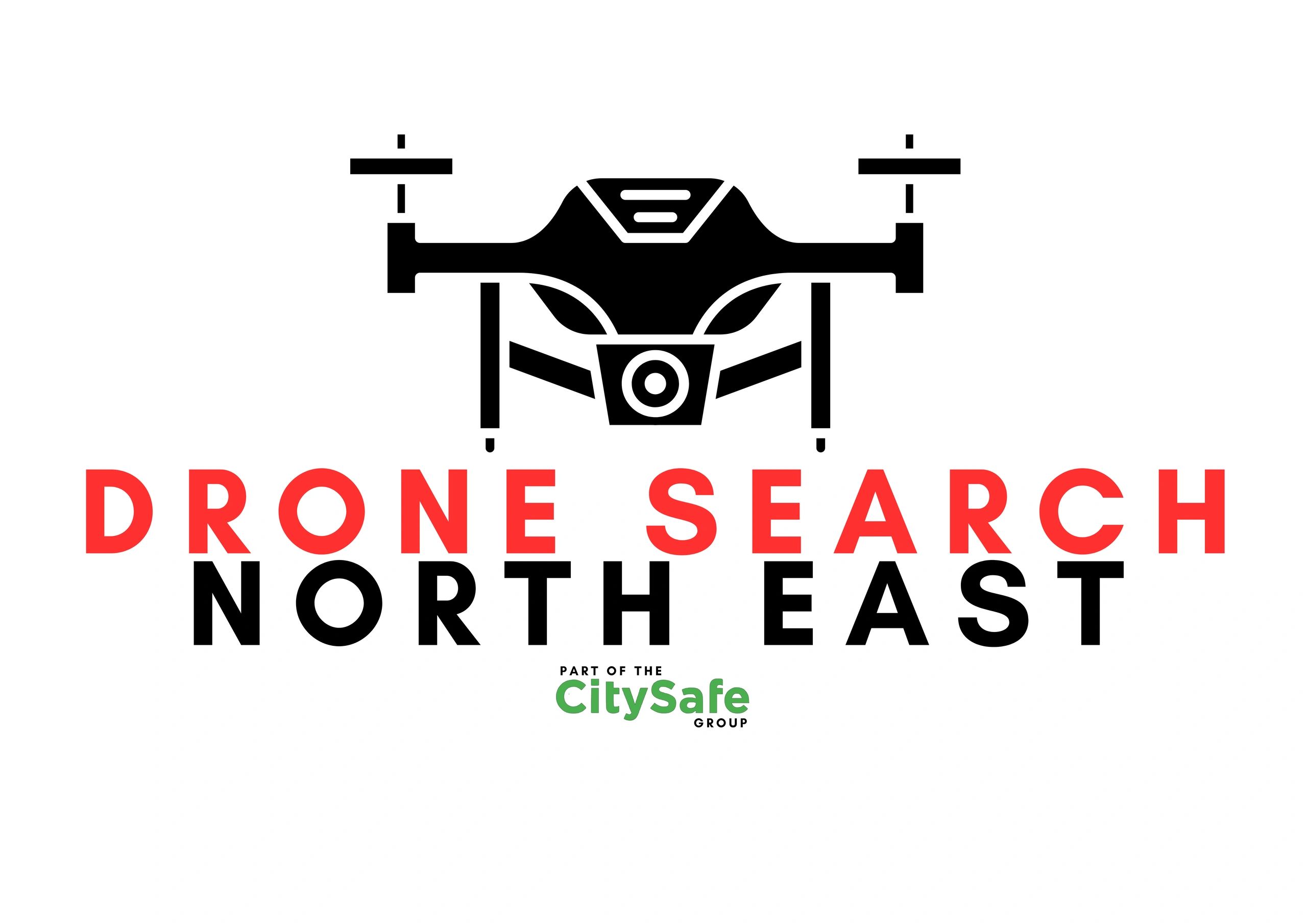 Drone Search interface or logo, suggesting a platform for finding drone-related information and services.